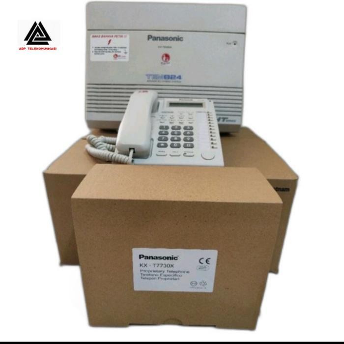 TERBARU pabx panasonic KX TES 824  6 line 16 extension garansi 1 tahun