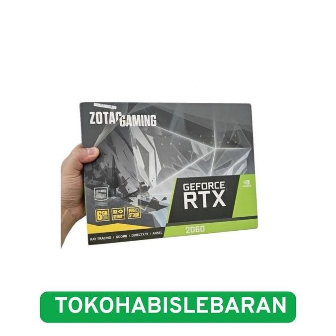 VGA RTX 2060 TWIN FAN ZOTAC 6GB DDR6 ORIGINAL DAN TERPERCAYA