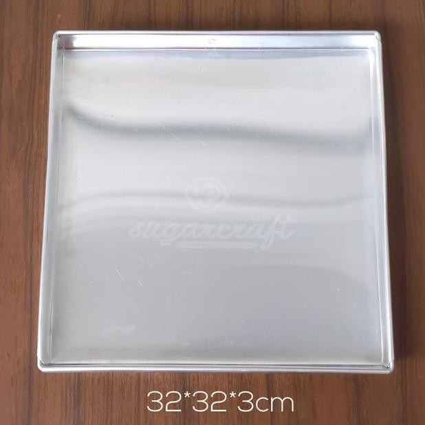 

Loyang Persegi 32Cmx32Cmx3Cm Loyang Cake Bolu Kue Kering