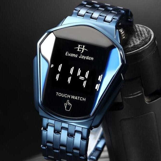 JAM TANGAN PRIA EVANS JAYDEN 9954 STRAP RANTAI TOUCH SCREEN GGGGS
