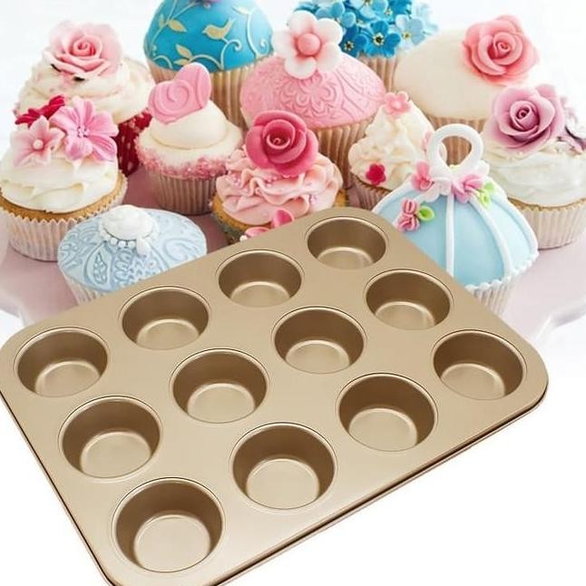 

Loyang Mini Muffin 12Cup Baking Pan Loyang Cup Cake