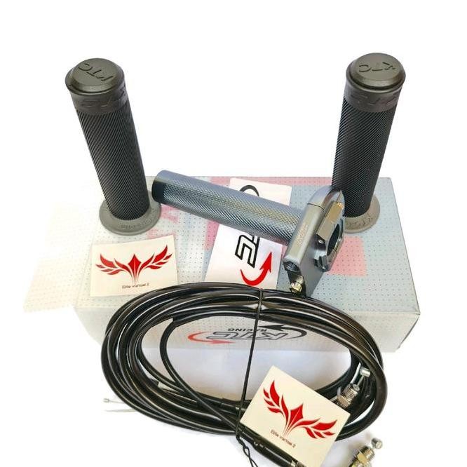 Asli Ktc Racing Gas Spontan 2 Kabel 190Cm + Free Handgrip | Pnp Universal Motor Nmax, Aerox, Lexi, P