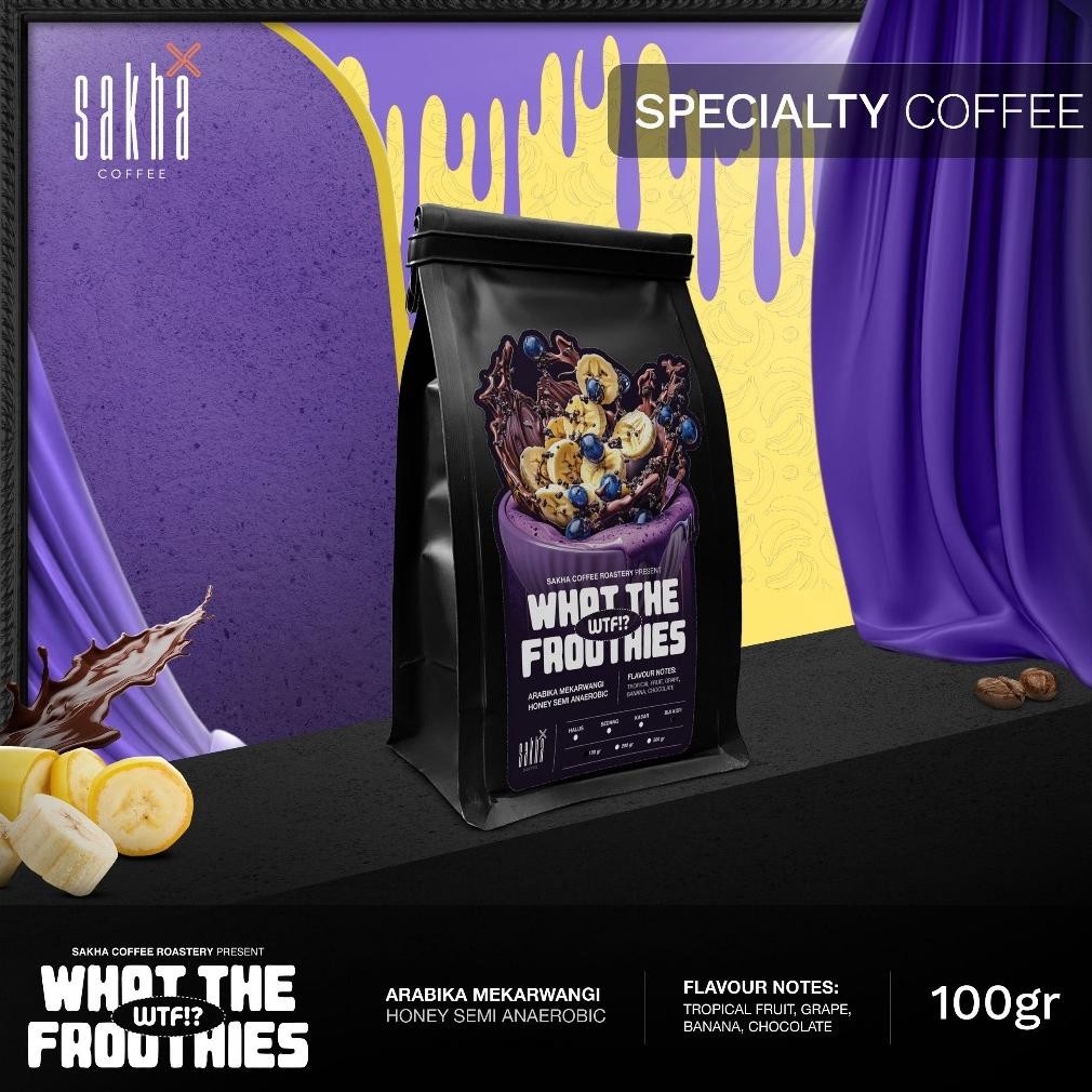 

Ready!! Biji Kopi Arabika WHAT THE FROOTHIES Specialty Coffee Beans Arabica Coffe