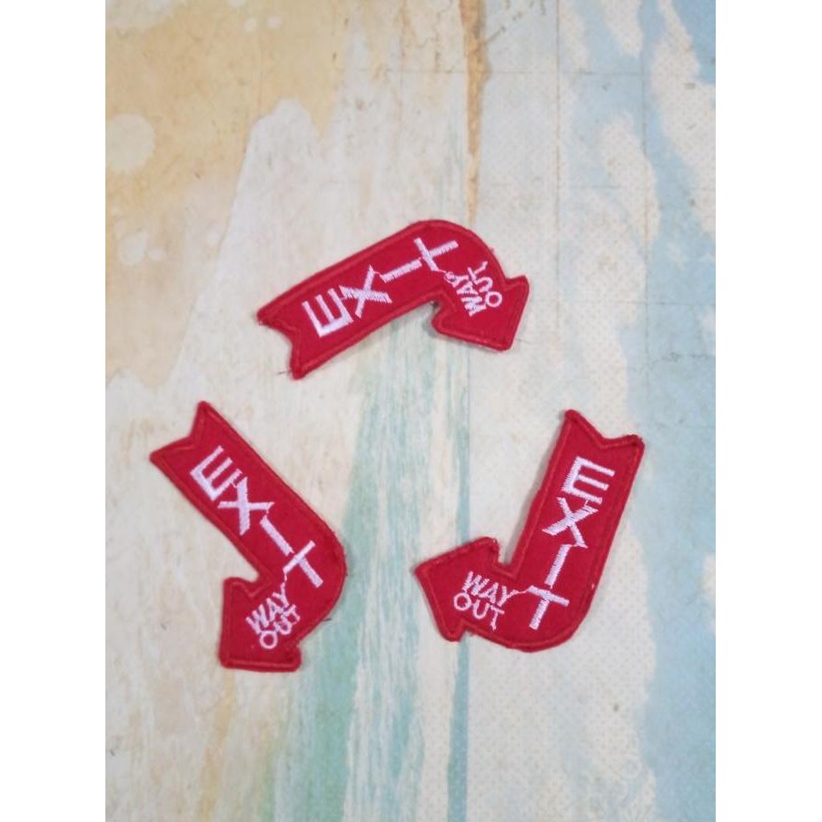 

>*>*>*>*] Patch Bordir EXIT / Aplikasi Jahit EXIT / Emblem EXIT