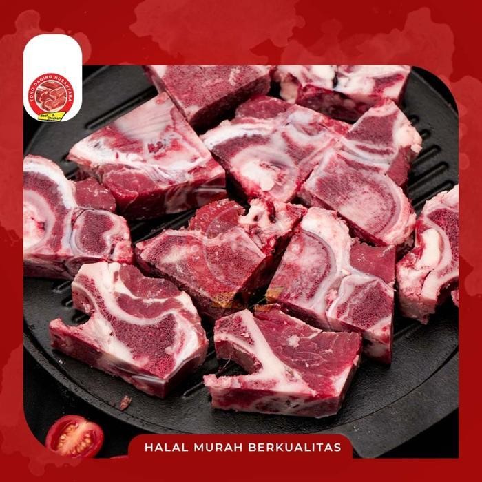 

HSS TULANG SOP 1 KG/FROZEN/KEMASAN VACUM BERLOGO TOKO DAGING NUSANTARA