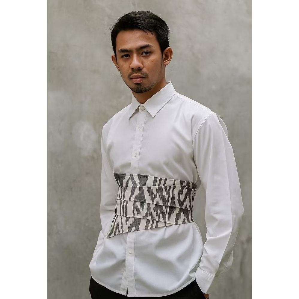 Special Obi Belt Tenun - Obi Belt - Ikat Pinggang Tenun - Belt Wanita/Pria U-45