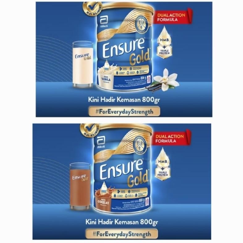 

Diskon Live Ensure Gold 800G [ Coklat Dan Vanila ] Premium