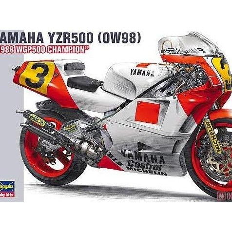 Hasegawa 21503 1/12 Yamaha YZR500 (OW98) 1988 WGP500 Champion
