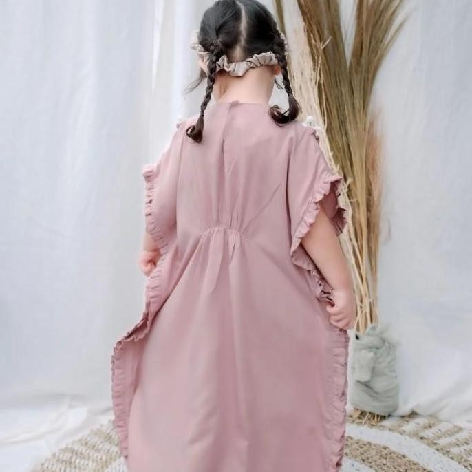 Kaftan Raya , Dress kaftan twill anak perempuan