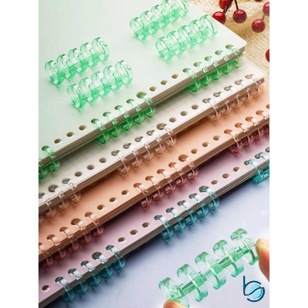 

Ring Pengikat Binder 5 Lubang/DIY Ring Binder Warna Lucu/Ring Untuk Kertas Binder - Best Stationary