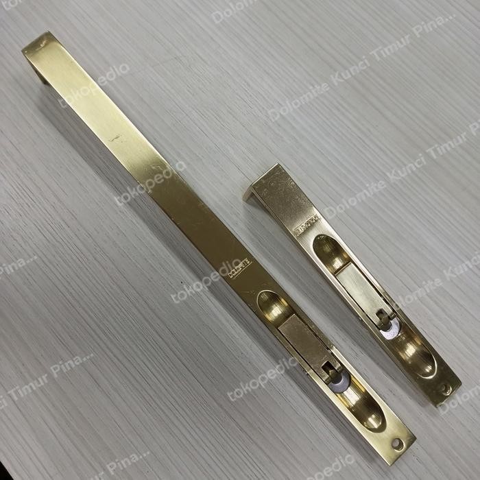 HOT SALE Flush Bolt Grendel Tanam Kuning Gold 6 + 12 inch Dolomite