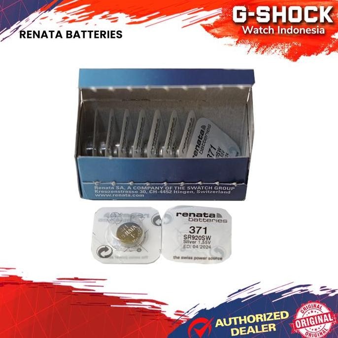 Baterai Renata 371 SR920SW SR920 SR 920 SW Batre SR920 Battery Ori