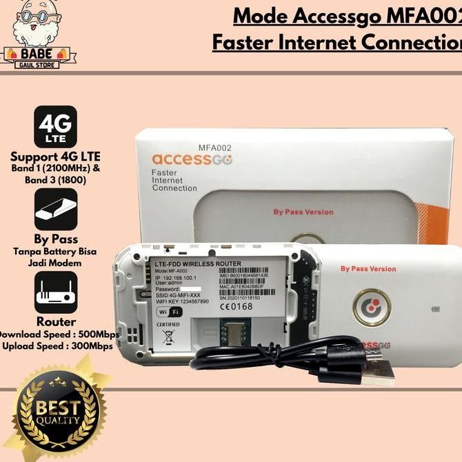 MODEM MIFI 4G ACCESSGO MFA002 BY PASS VERSION