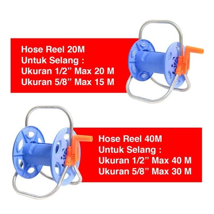 Water Hose Reel Selang Air Gulungan / Gulungan Selang / Selang Air Gulung 20 Meter - Km20 - Slng171