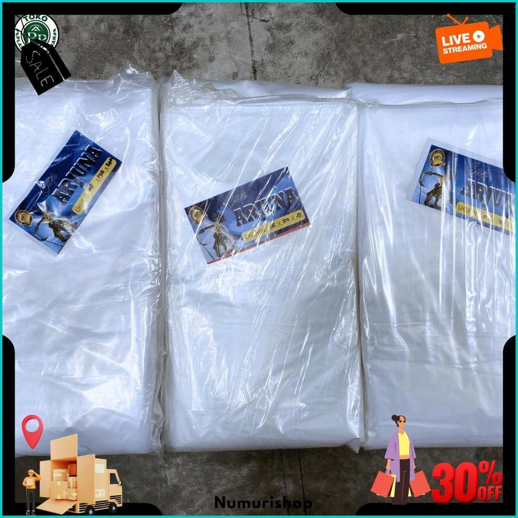 Plastik Sungkup Pe Penutup Naungan Bibit Tanaman Lebar 3 Meter / Plastik Cor / Plastik Serbaguna Ter