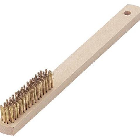 Trusco Wood-Handled Brass Brush Tb-5008-10