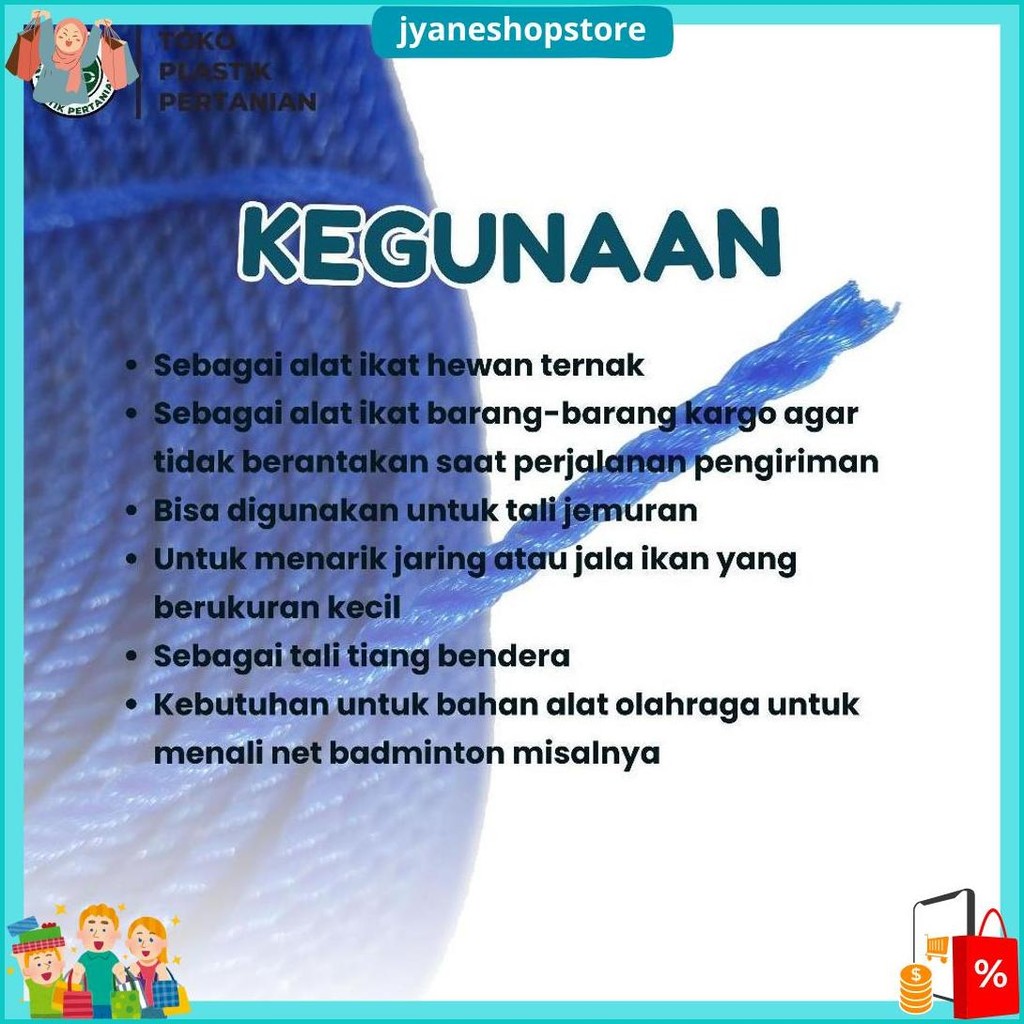 

Tali Tampar Ukuran 2Mm Panjang 220 Meter Termurah Banget