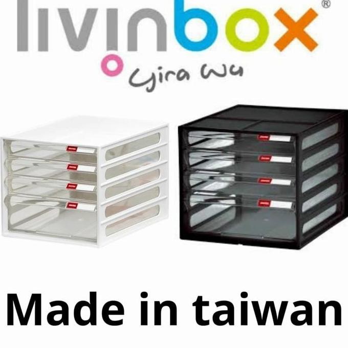 TERBARU - Rak Cabinet Kertas DD-1213 Putih Shuter Desk File Organize