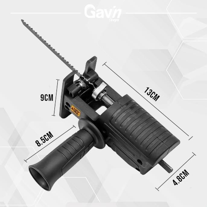Konektor Gergaji Elektrik Modifikasi Bor Listrik Tangan Alat Tukang