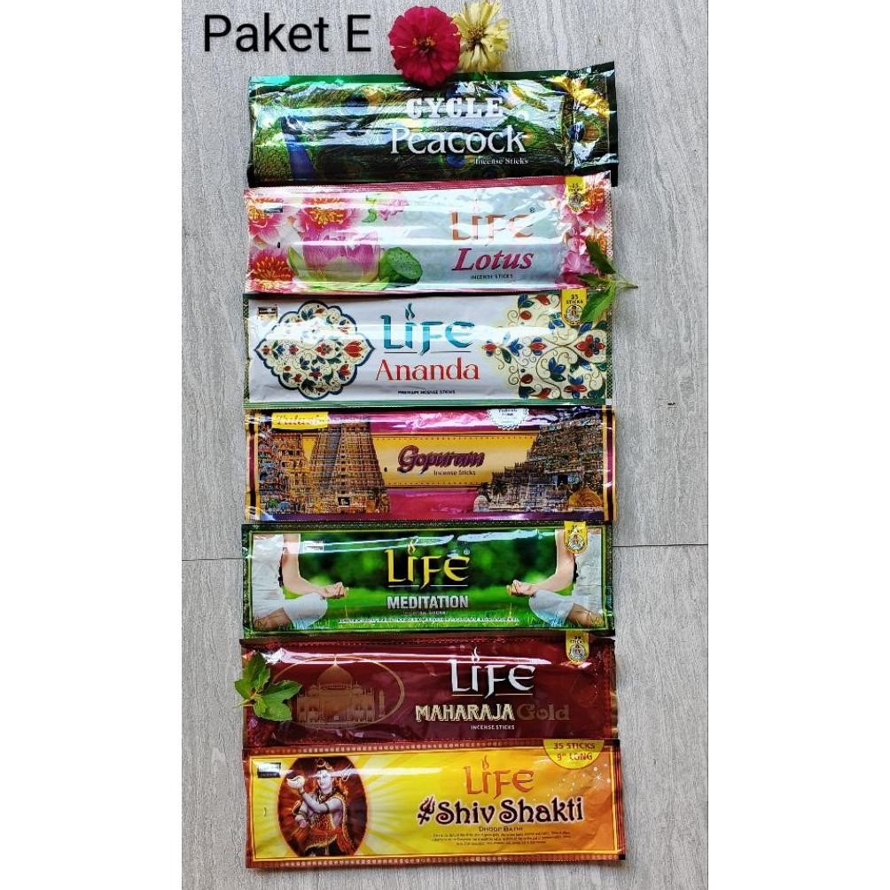 Dupa Renteng Life For Business Isi 7 Pouch, Mix Dupa Life, Tulasi Dan Cycle Promo