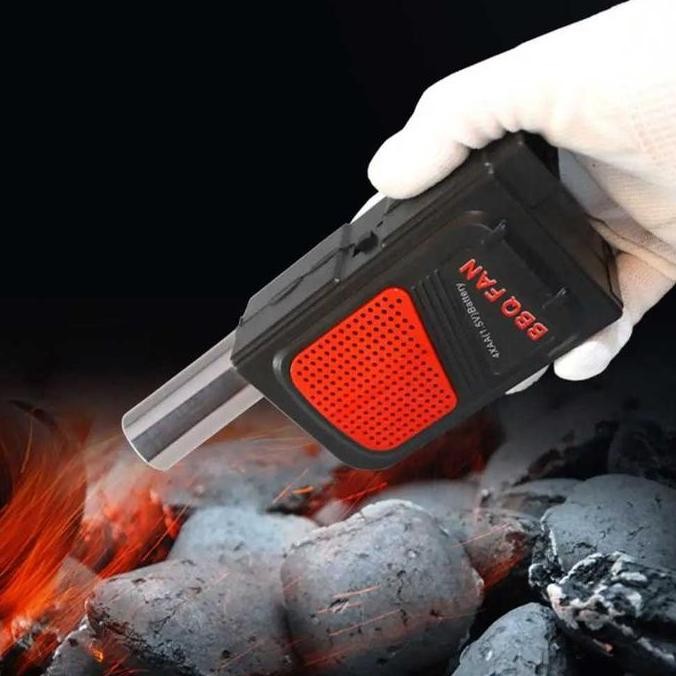 Ventilator Kipas Mini Elektrik Bbq Bakaran Air Fan Blower Baterai Allshop
