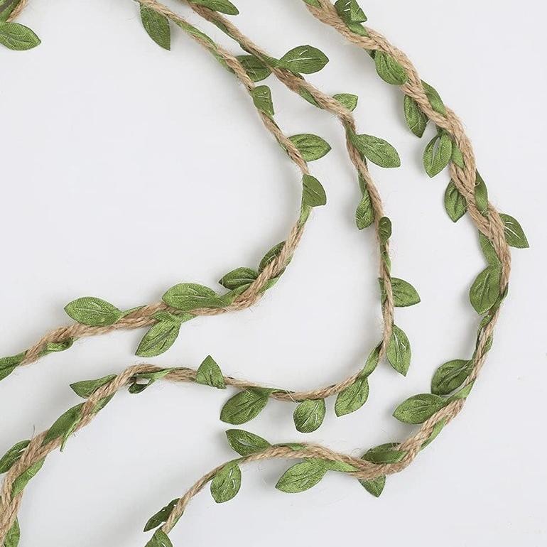 

3 Meter Tali Pita Goni Daun - Pita Goni Dekorasi Hiasan Daun - Jute Rope Leaf