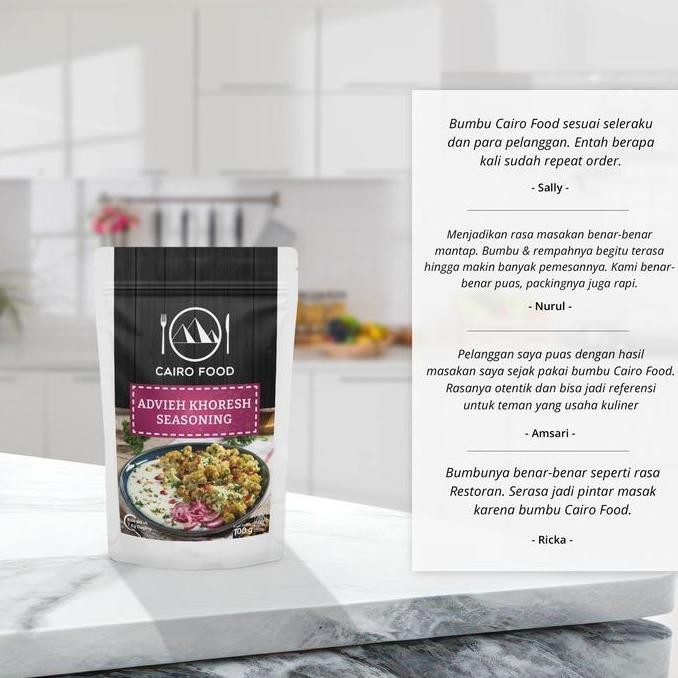 

Bumbu Advieh Khoresh - Cairo Food 100 Gr