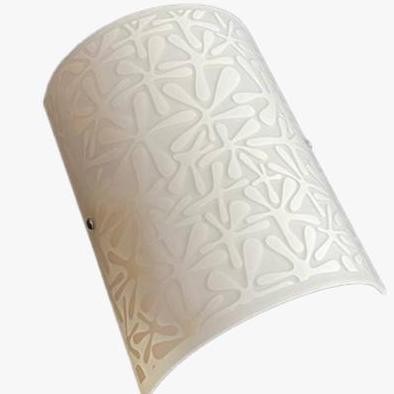 Lampu Dinding / Wall Lamp White Chrome Glass 3+Dl-Wl1206-Gac-Ah