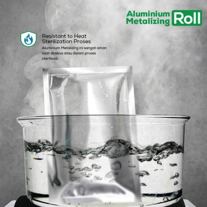 Kemasan Metalizing Roll Sachet Alumunium Metalize Foil Alumunium Foil