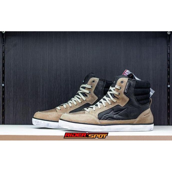 Alpinestar Shoes J6 Waterproff - Black Flint White Touring Original murah