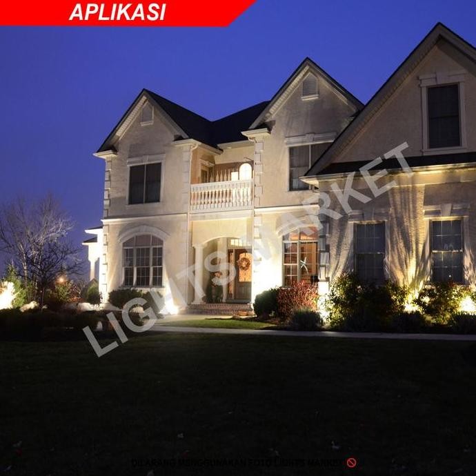 Kap Lampu Sorot Tancap Fitting E27 Lampu Taman / Outdoor