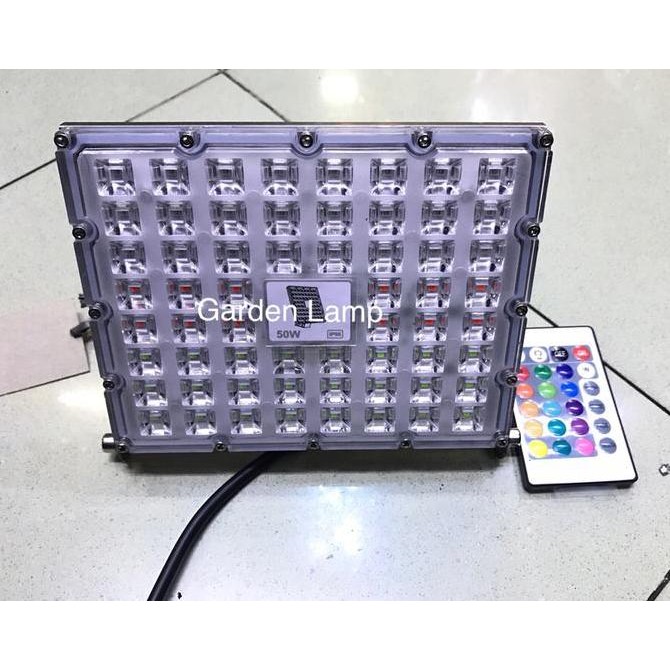Lampu Sorot Warna Rgb - Lampu Taman - 50 Watt