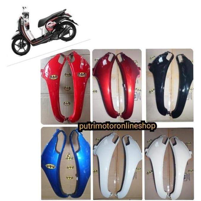 Sayap Depan Cover Body Depan Kanan Kiri Scoopy Fi Esp 2014 2016 Crem