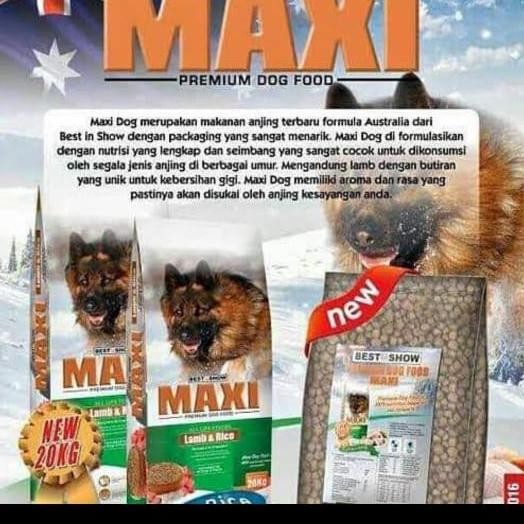 NEW maxi dog food 20kg