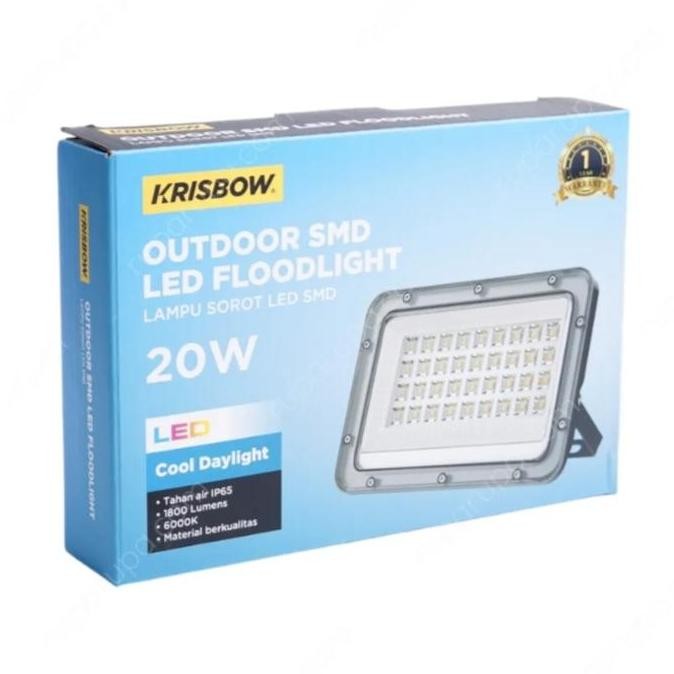 Krisbow Lampu Sorot Led 20W 6000K Ip65