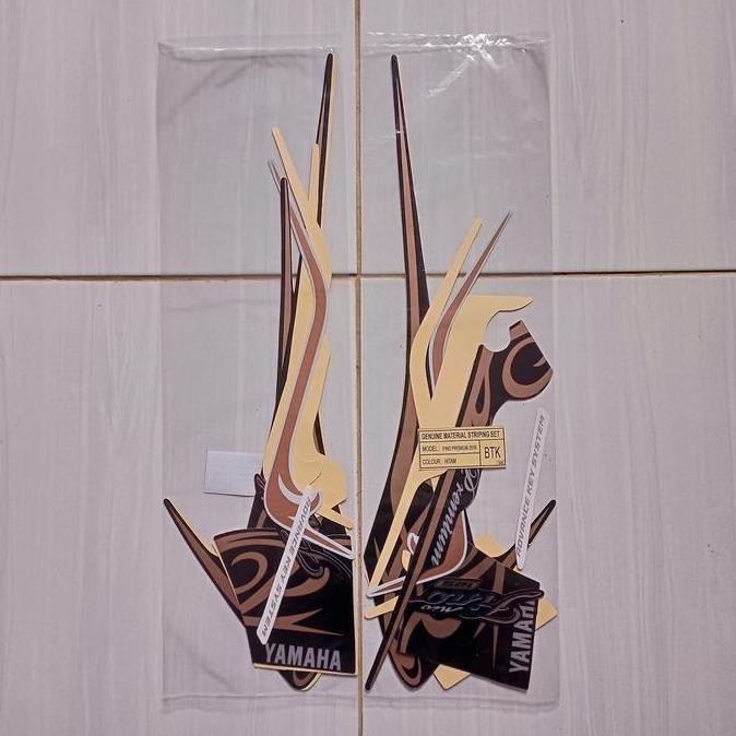 Ready  sticker motor yamaha fino premium 2016 Hitam