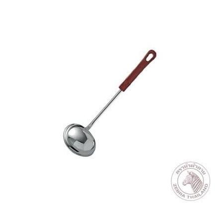 Zebra Chinese Ladle 3 Nylon Handle (105408) / Sendok Stainless