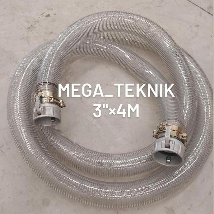 BEBAS ONGKIR - Selang Bongkar BBM 3"4m Set Camelock