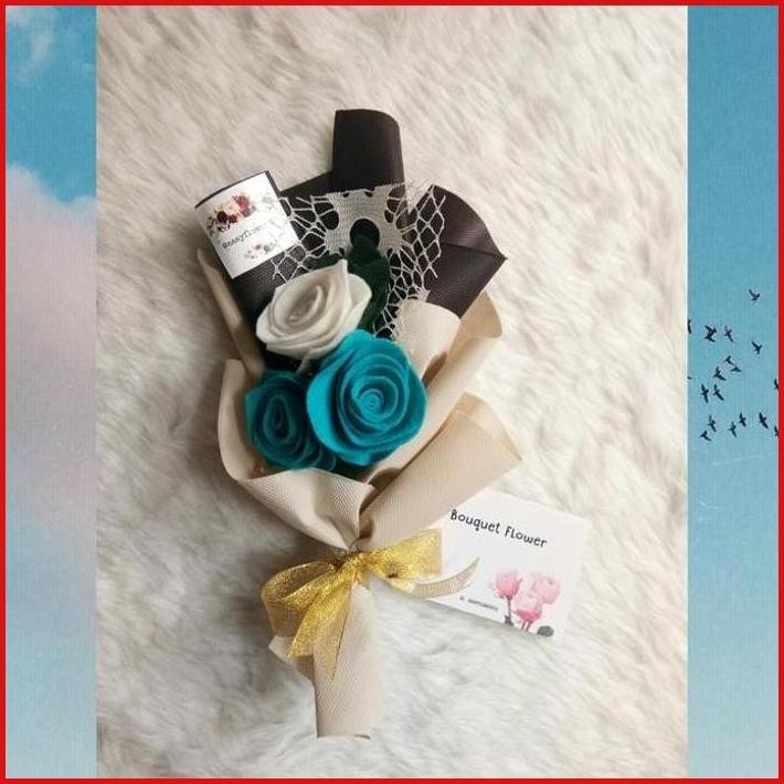 BOUQET BUNGA WISUDA / BOUQET BUNGA FLANEL