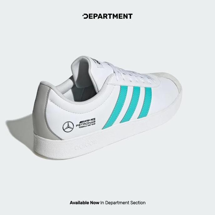 Sepatu Skate ADIDAS VL COURT X MERCEDES AMG PETRONAS FORMULA ONE TEAM JR1069 ORIGINAL