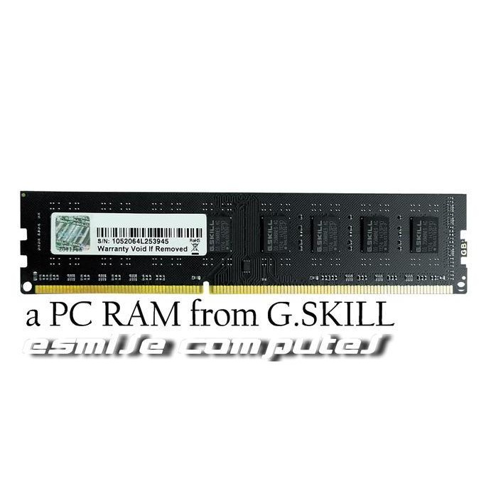 TERBARU - RAM G.SKILL 4GB - 8GB DDR3 1600MHz Long DIMM Memory PC