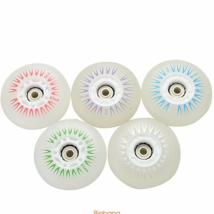Roda Sepatu Roda Inline Skate Led Non Brand