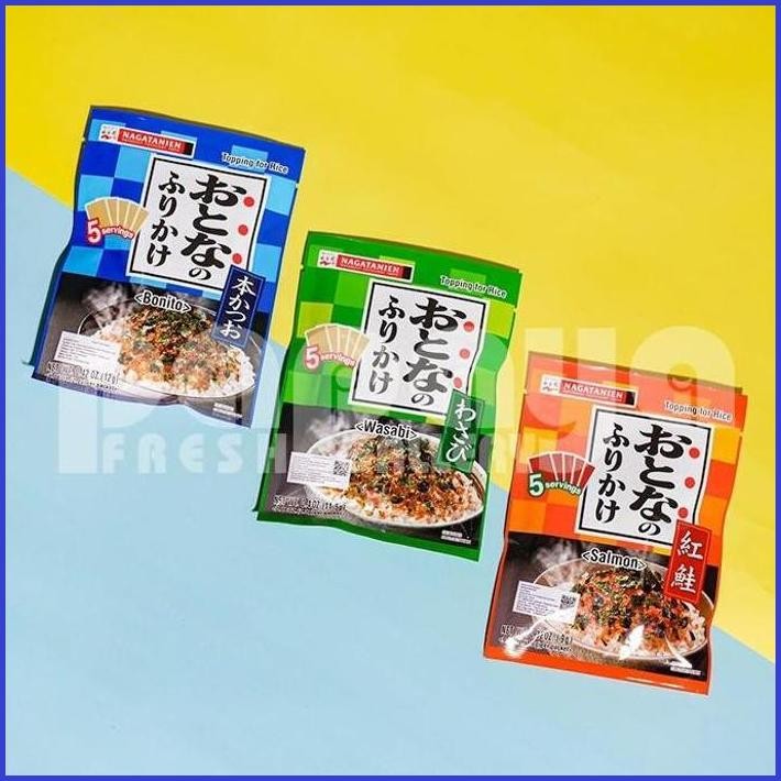 

NAGATANIEN OTONA NO FURIKAKE WASABI / BENIZAKE / KATSUO 13.5 GR