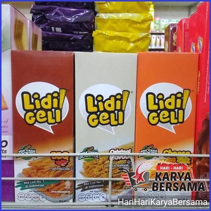 

SNACK LIDI GELI MIE LIDI CHEESE 50GR