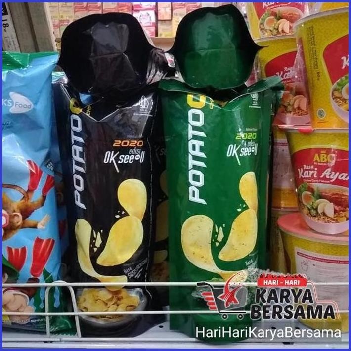 

MAKANAN RINGAN KENTANG KIKOYA POTATO-Q CHIPS RASA SOSIS MEKSIKO 50GR