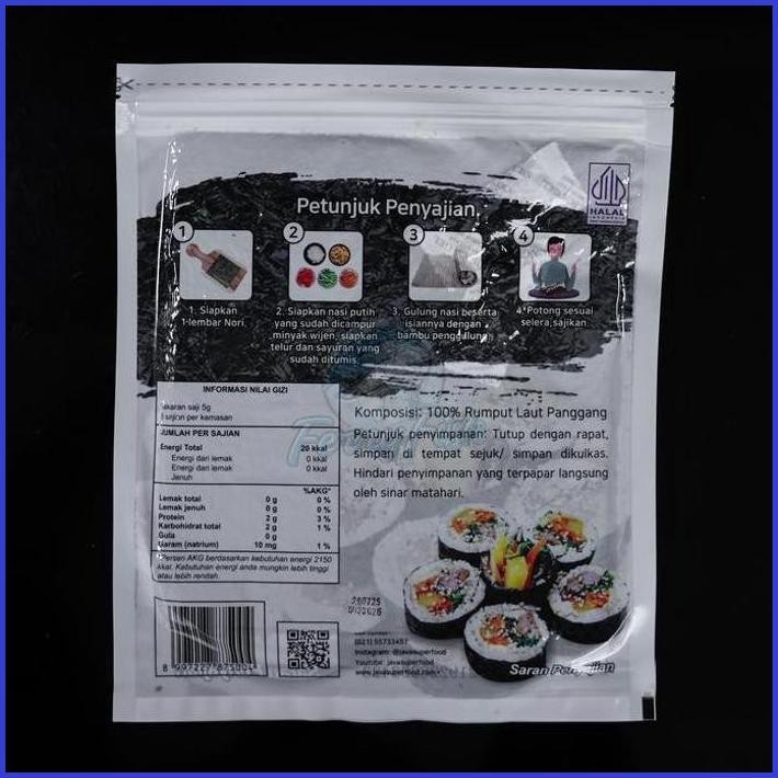 

SUSHI NORI GOLD / GIMBAP KIMBAP KOREA RUMPUT LAUT ROASTED HALAL