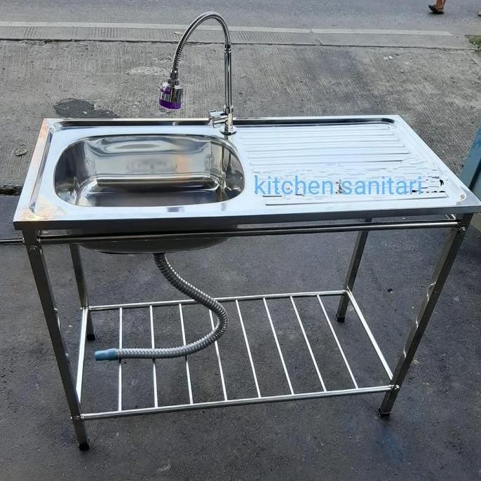 bcp portable/cuci piring standing/bak cuci piring dan kaki