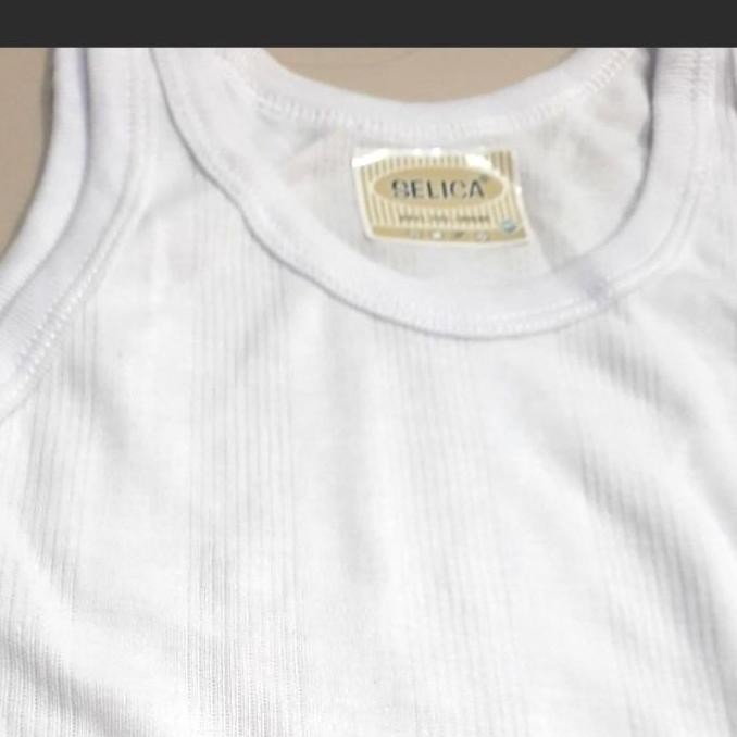 Kaos dalam kutang singlet SELICA laki/pr putih anak/remaja/SD/SMP/SMA