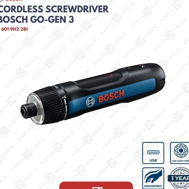 Bosch Go Obeng 3.6 Volt Cordless Screwdriver