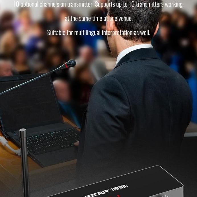 New  Takstar WPM-300 Sistem Monitor nirkabel UHF in ear monitor wpm300